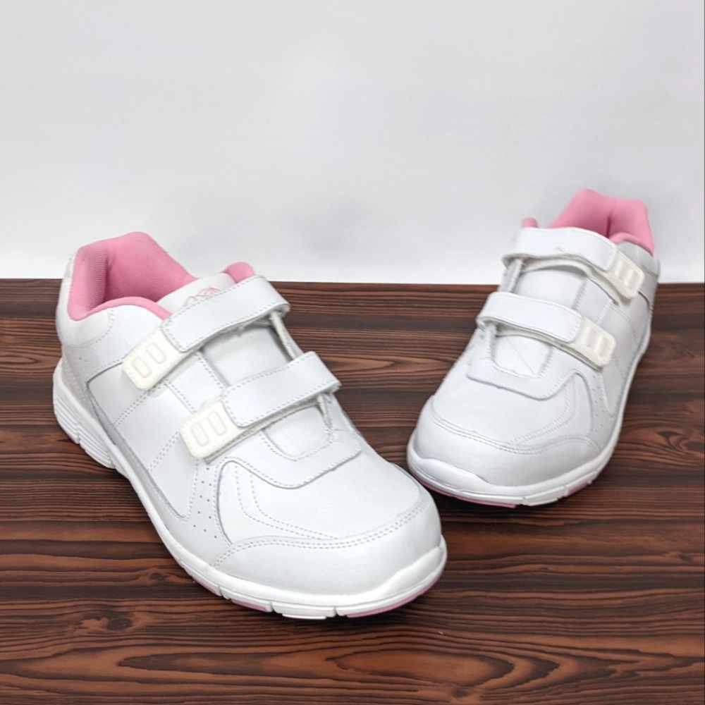 Arnold Palmer Classic Ladies Walking Shoe Sneakers, Hook & Loop Straps, 10B